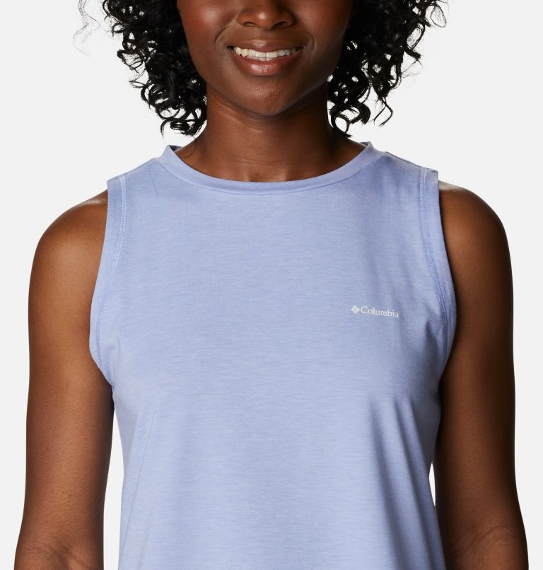Sun Trek Tank | 567 | S, Color: Serenity Heather, image 4