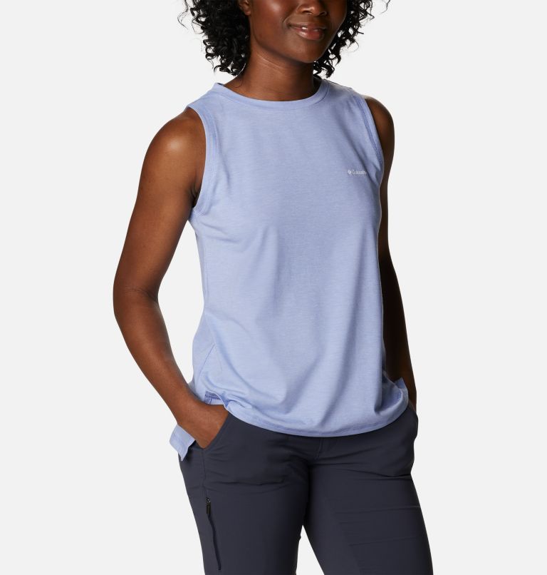 Sun Trek Tank | 567 | S, Color: Serenity Heather, image 5