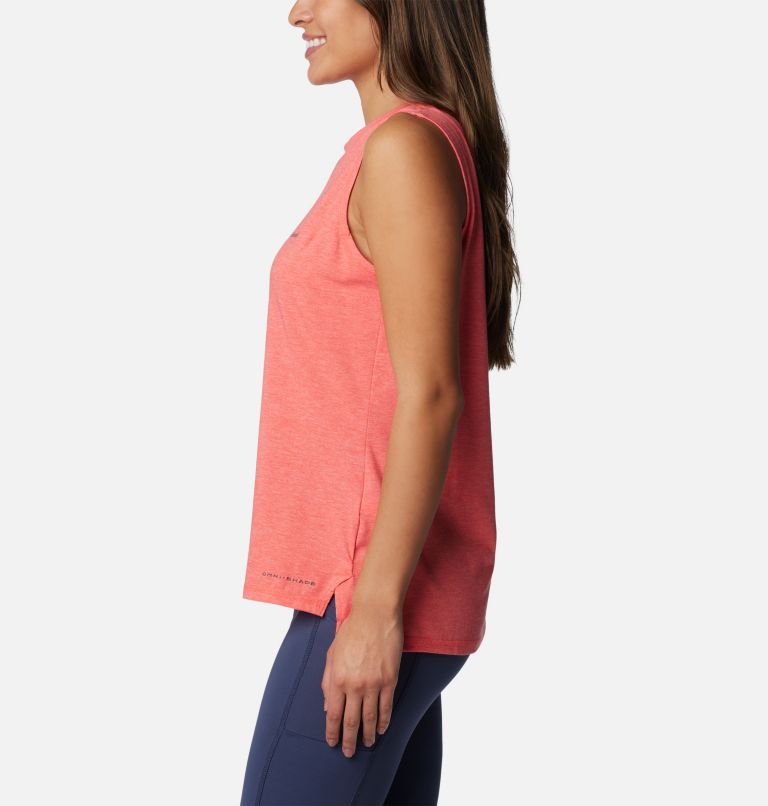 Women's Sun Trek Technical Tank Top, Color: Juicy Heather, image 3