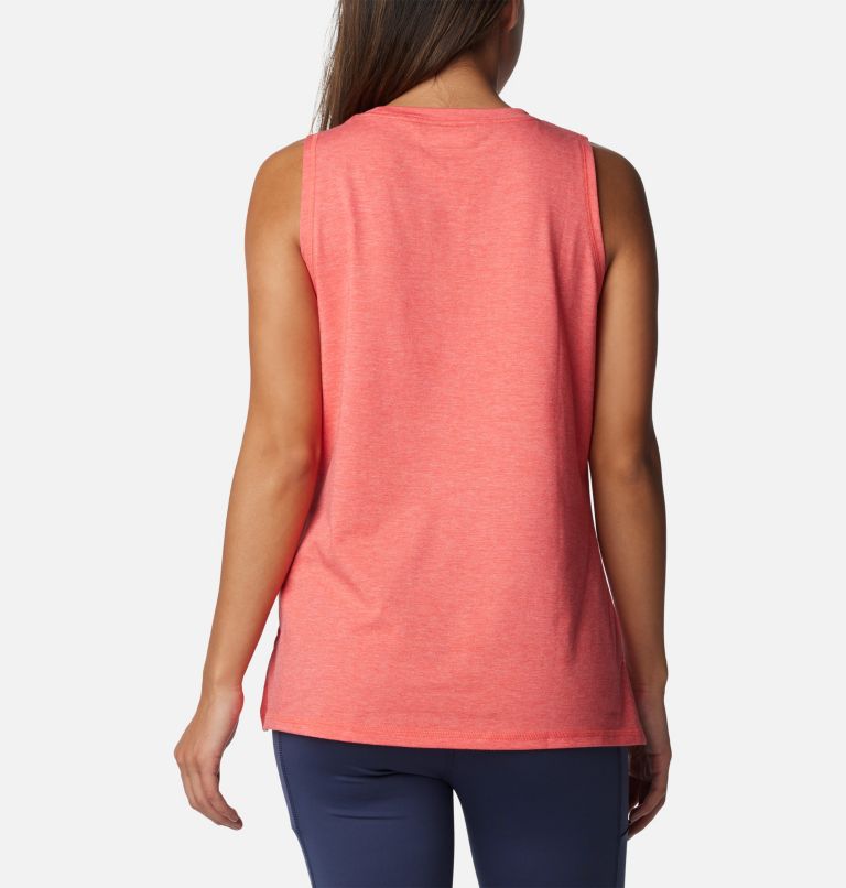 Women's Sun Trek Technical Tank Top, Color: Juicy Heather, image 2