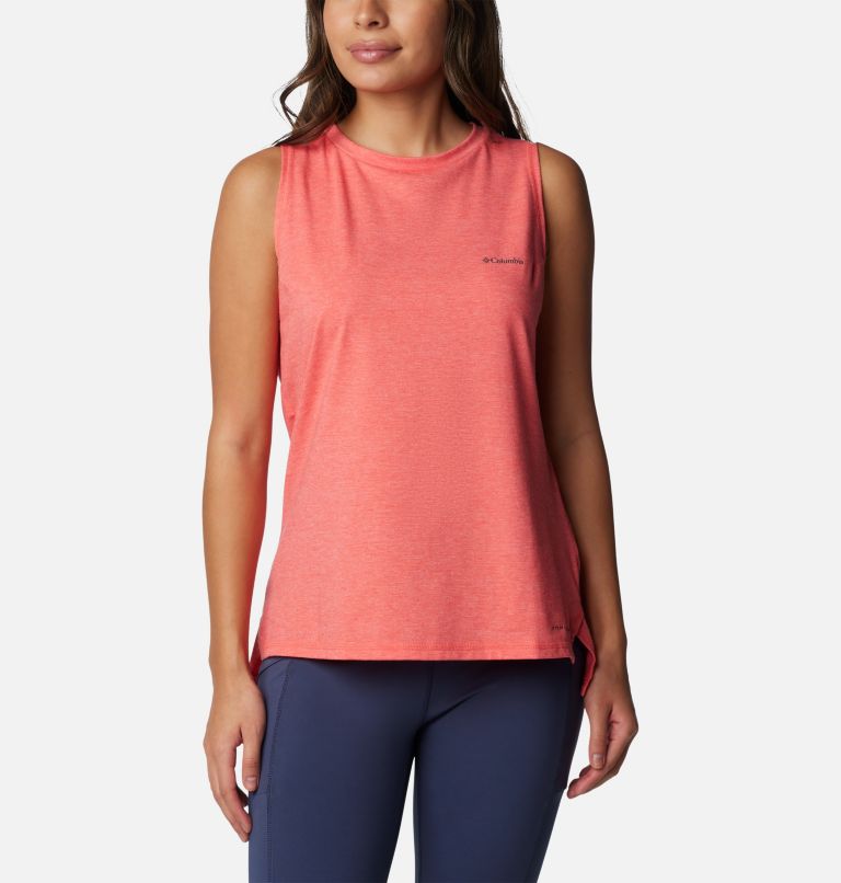 Women's Sun Trek Technical Tank Top, Color: Juicy Heather, image 1