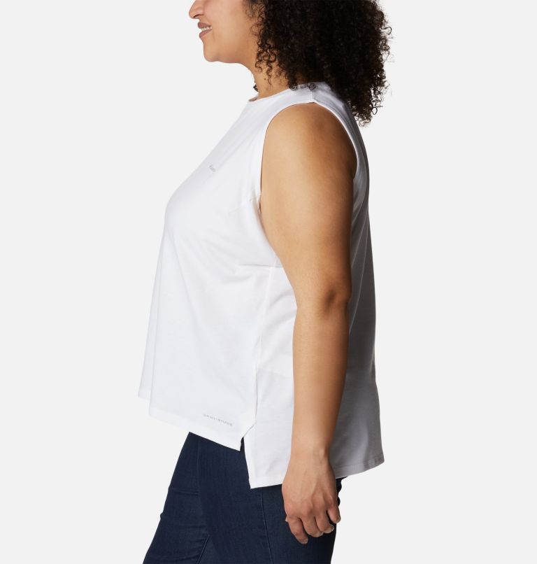 Women's Sun Trek Tank - Plus Size, Color: White, image 3