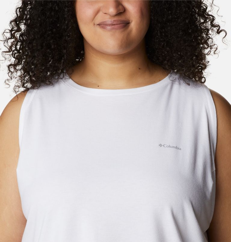 Women's Sun Trek Tank - Plus Size, Color: White, image 4