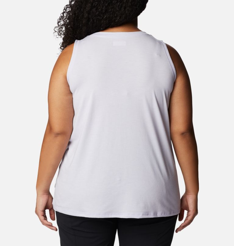 Women's Sun Trek Tank - Plus Size, Color: Purple Tint Heather, image 2