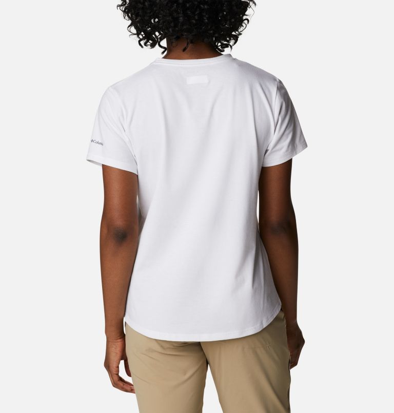 T-shirt imprimé Sun Trek pour femme, Color: White, CSC Stacked