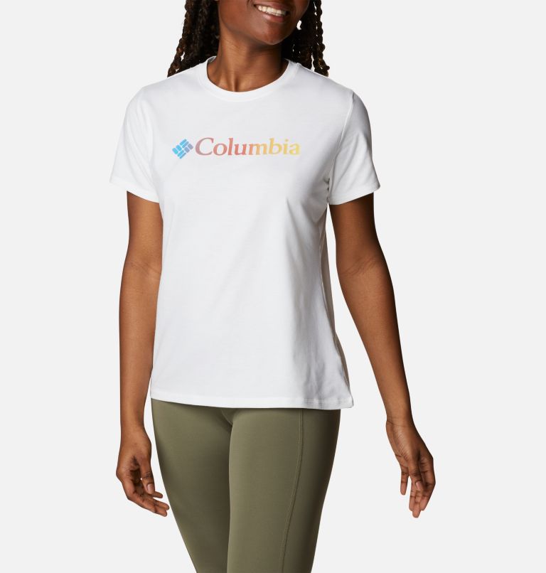 T-shirt imprimé Sun Trek pour femme, Color: White, CSC Gradient, image 5