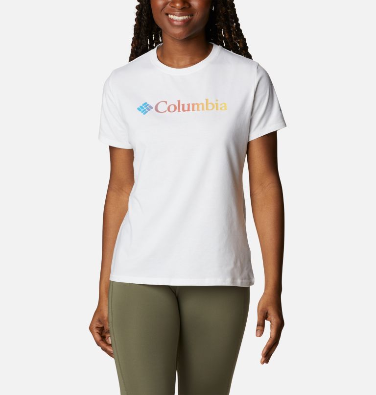 T-shirt imprimé Sun Trek pour femme, Color: White, CSC Gradient, image 1