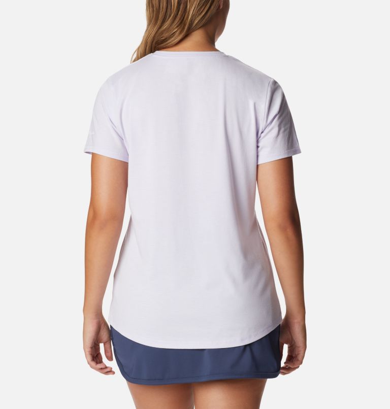 Women's Sun Trek Graphic T-Shirt, Color: Purple Tint Hthr, Arboreal Branded Grx, image 2