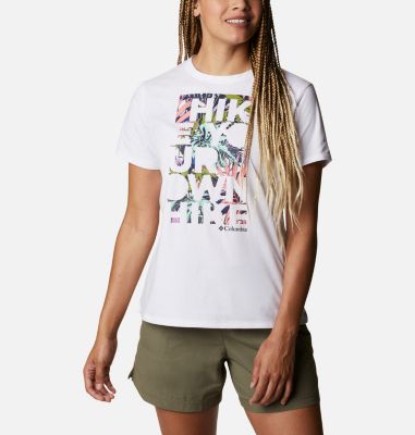 T-shirt Graphique Sun Trek&trade; Femme Sun Trek&trade; SS Graphic Tee | 103 | XL, White, Toucanical Box Graphic, front