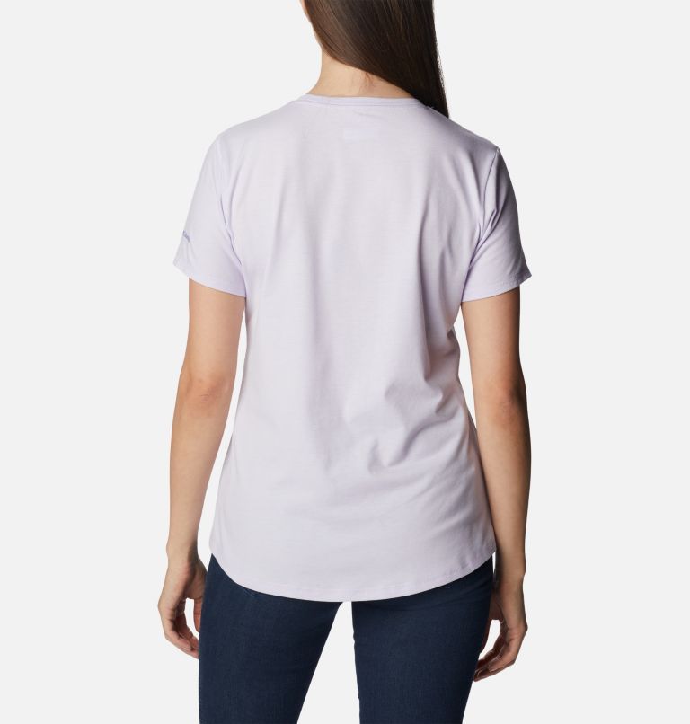 Sun Trek SS Graphic Tee | 569 | M, Color: Purple Tint Hthr, Framed Halftone Grx, image 2
