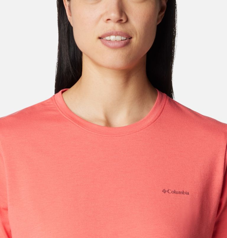Women's Sun Trek Technical Graphic T-Shirt, Color: Juicy, Naturally Boundless, image 4