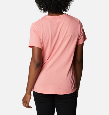 T-shirt Graphique Sun Trek&trade; Femme Sun Trek&trade; SS Graphic Tee | 103 | XL, Salmon, Gem Columbia, back