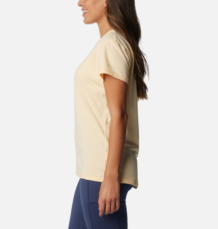 Women's Sun Trek Technical Graphic T-Shirt, Color: Sunkissed, Wavy Rays, image 3