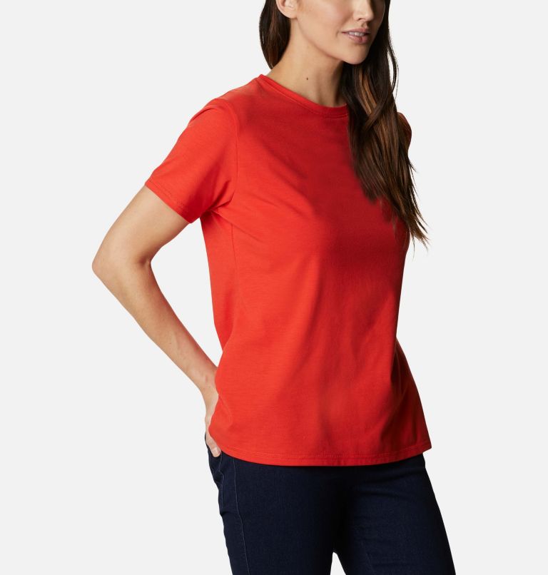 Thumbnail: Women's Sun Trek Technical Graphic T-Shirt, Color: Bold Orange, Van Life, image 5