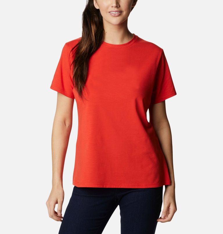 Sun Trek SS Graphic Tee | 843 | M, Color: Bold Orange, Van Life, image 1