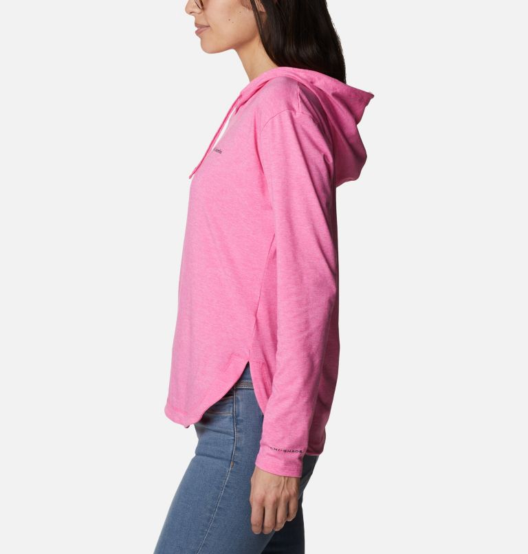 Sun Trek Hooded Pullover | 656 | XXL, Color: Wild Geranium Heather, image 3