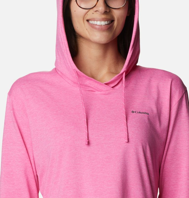 Sun Trek Hooded Pullover | 656 | XXL, Color: Wild Geranium Heather, image 4