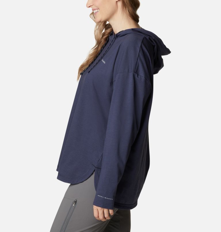 Women's Sun Trek Hooded Pullover - Plus Size, Color: Nocturnal, image 3