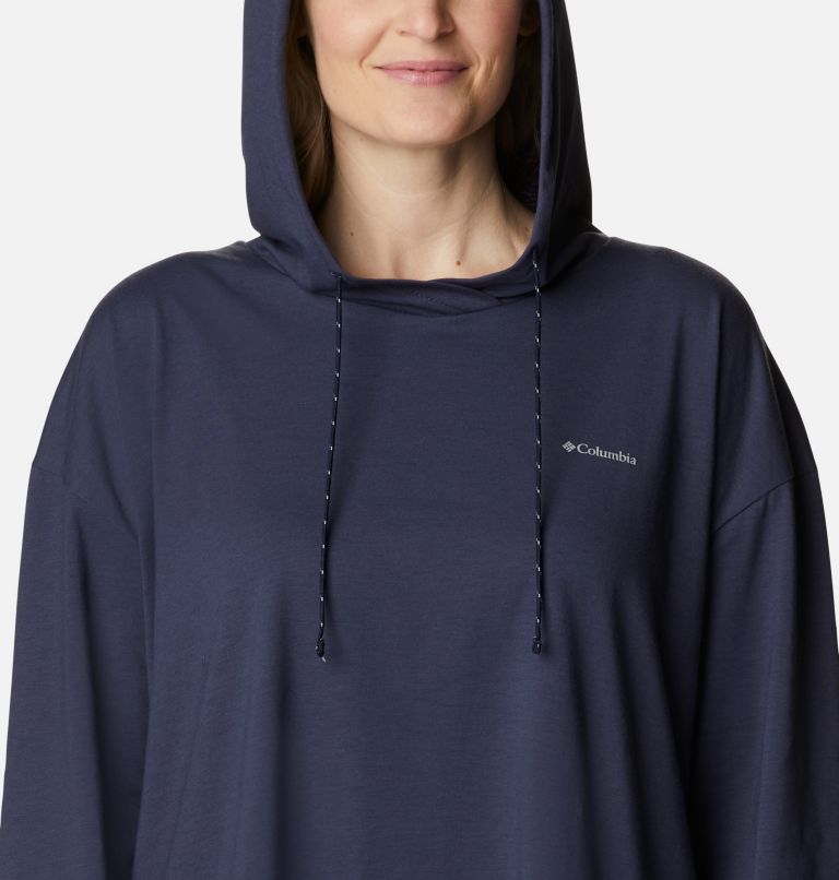 Women's Sun Trek Hooded Pullover - Plus Size, Color: Nocturnal, image 4
