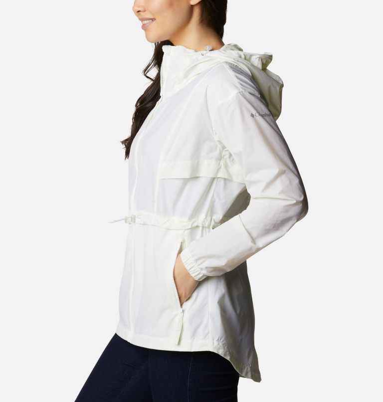 Women's Punchbowl Jacket, Color: Lime Glow, White, image 3