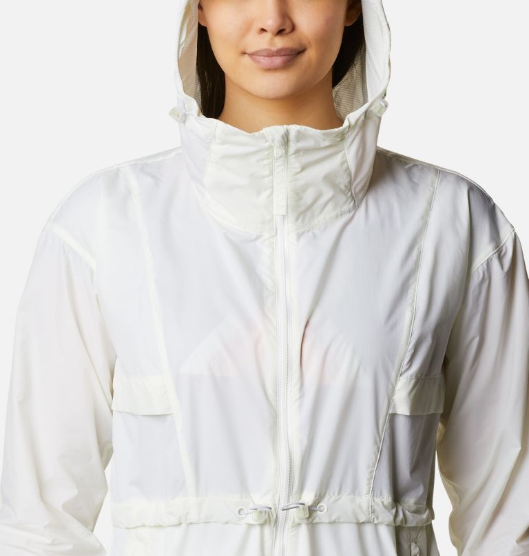 Women's Punchbowl Jacket, Color: Lime Glow, White, image 4