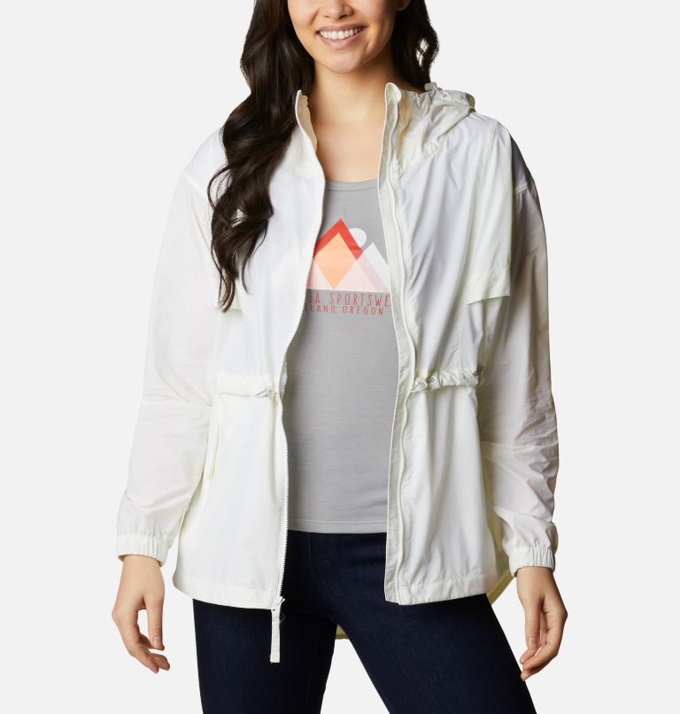Women's Punchbowl Jacket, Color: Lime Glow, White, image 8