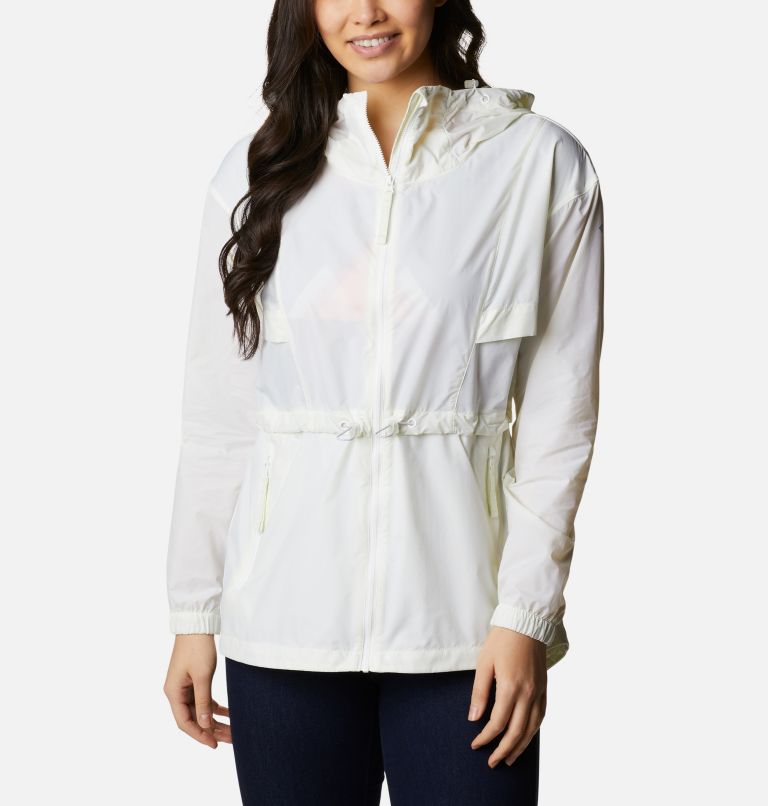 Women's Punchbowl Jacket, Color: Lime Glow, White, image 1