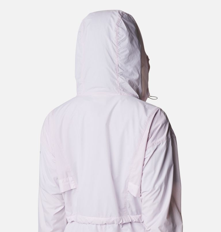 Women's Punchbowl Jacket, Color: Wild Fuchsia, White, image 6