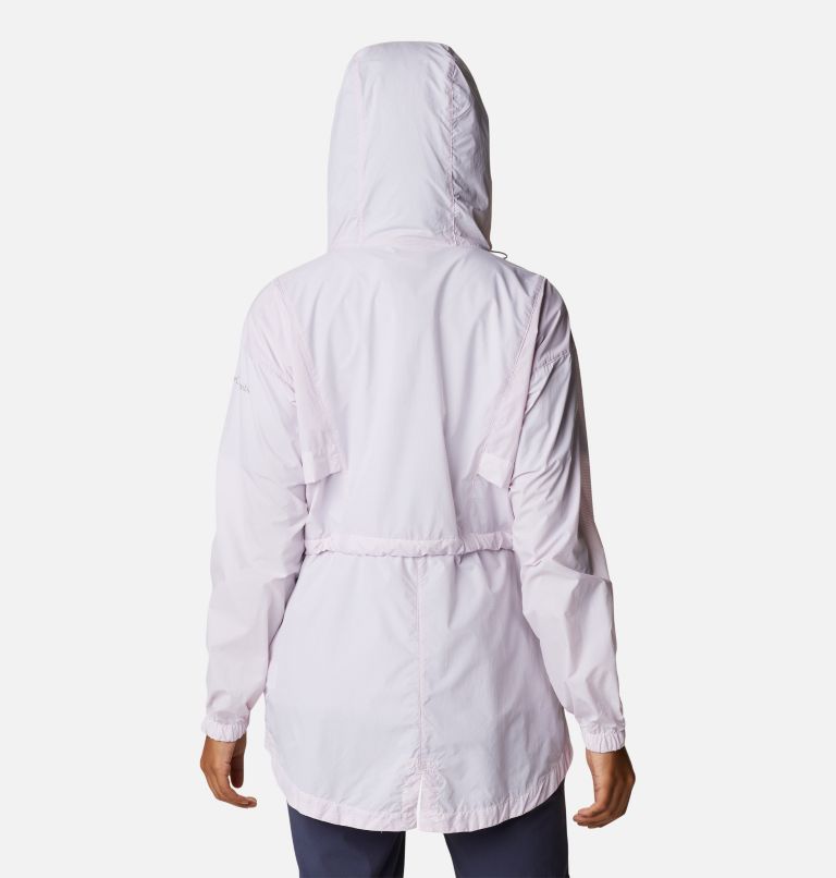 Women's Punchbowl Jacket, Color: Wild Fuchsia, White, image 2