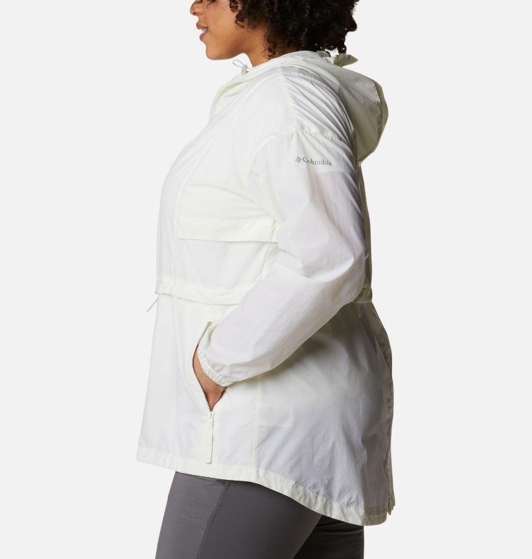 Thumbnail: Women's Punchbowl Jacket - Plus Size, Color: Lime Glow, White, image 3
