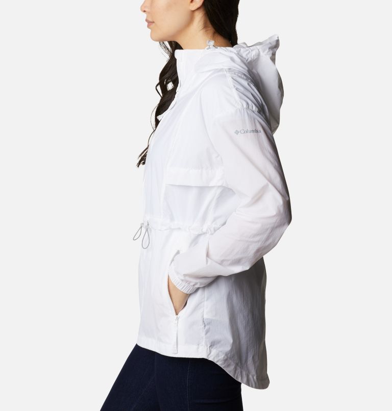 White columbia rain on sale jacket