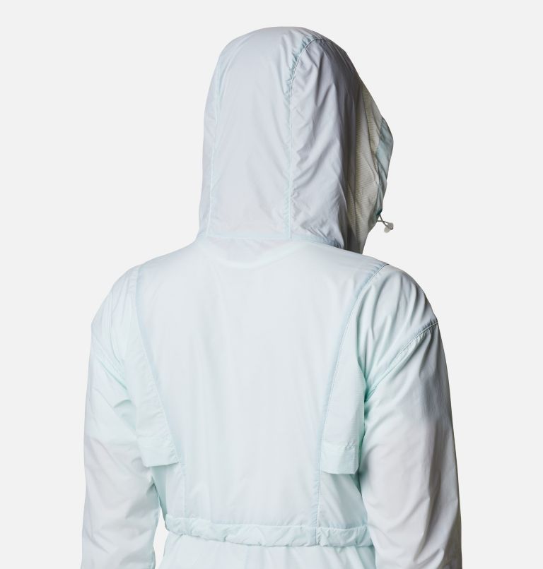 Women's Punchbowl Jacket, Color: Tropic Water, White, image 6