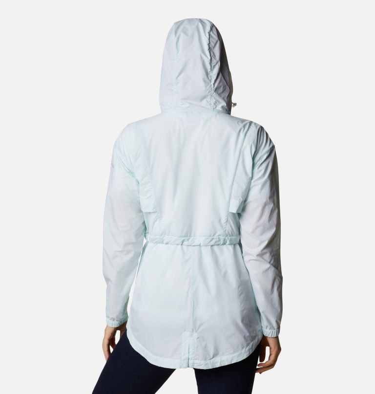 Women's Punchbowl Jacket, Color: Tropic Water, White, image 2