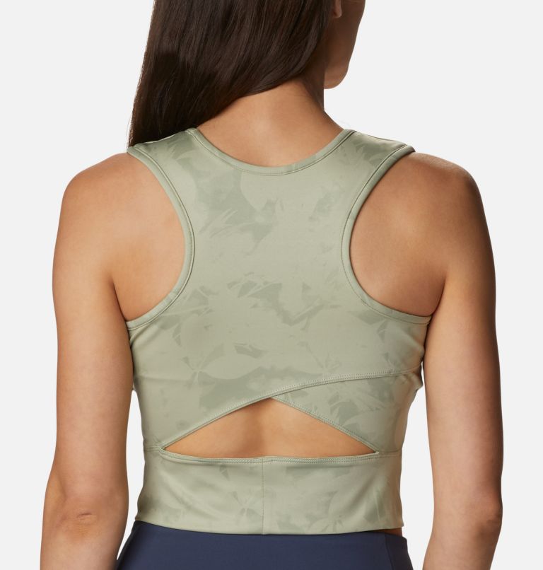 Women's Windgates II Technical Cropped Top, Color: Safari, Dye Frond, image 5