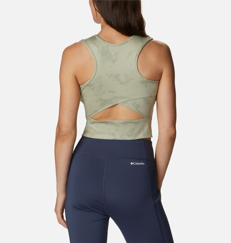 Women's Windgates II Technical Cropped Top, Color: Safari, Dye Frond, image 2