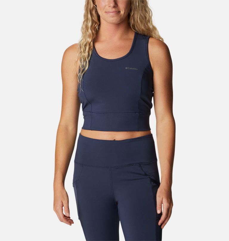 Women's Windgates II Technical Cropped Top, Color: Nocturnal, image 1