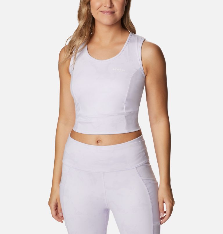 Windgates II Cropped Tank | 568 | L, Color: Purple Tint, Dye Frond, image 1