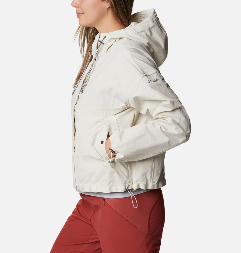 Women's Day Trippin' Crop Jacket, Color: Chalk, image 3