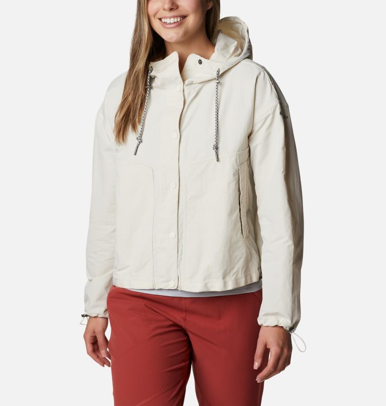 Thumbnail: Women's Day Trippin' Crop Jacket, Color: Chalk, image 1