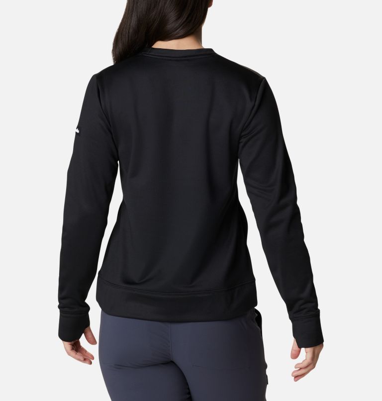 Women's Windgates Tech Fleece Sweatshirt, Color: Black, image 2