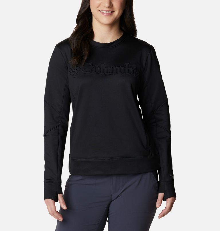 Thumbnail: Women's Windgates Tech Fleece Sweatshirt, Color: Black, image 1