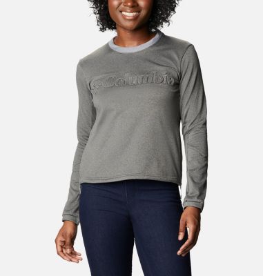 Sweat-shirt Technique en Molleton Windgates&trade; Femme Windgates&trade; Tech Fleece Pullover | 584 | S, Monument Heather, front