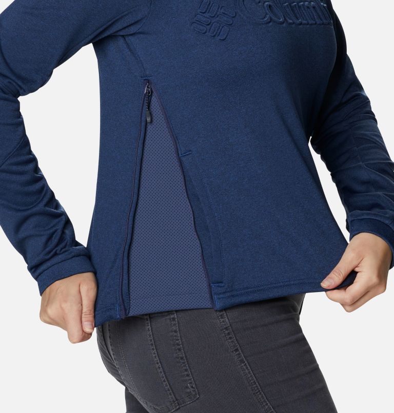 Women's Windgates Tech Fleece Sweatshirt, Color: Nocturnal Heather