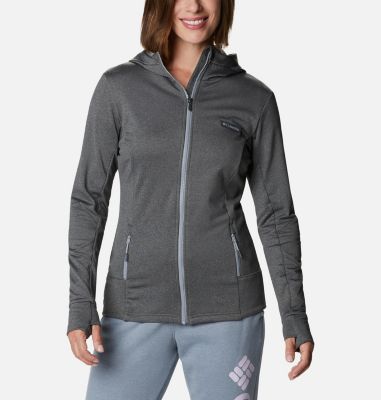 Hoodie Technique en Molleton Windgates&trade; Femme Windgates&trade; Tech Fleece FZ | 010 | XS, Monument Heather, front