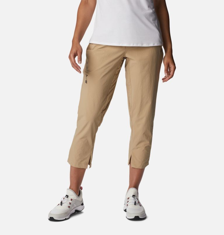 Cropped store walking trousers