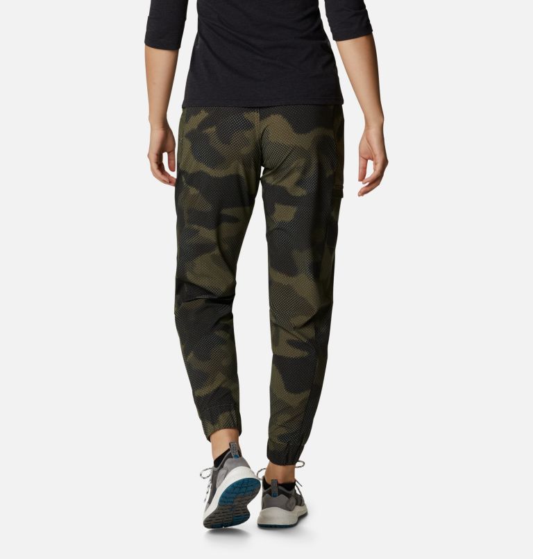 Women's Pleasant Creek Joggers, Color: Stone Green Spotted Camo Print, image 2
