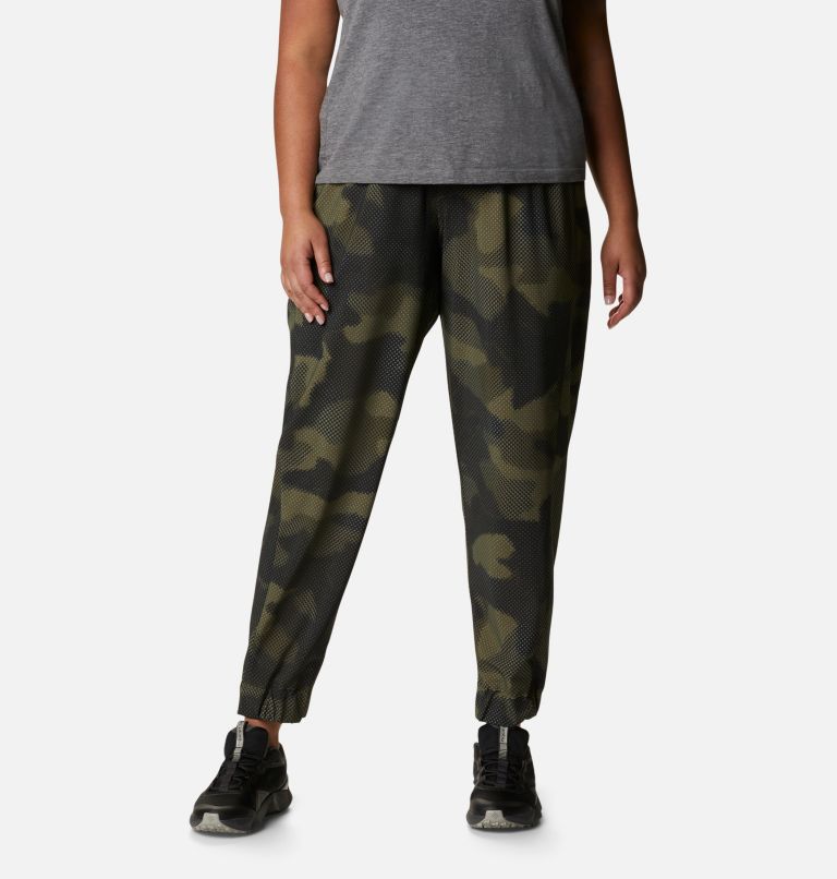 Women's Pleasant Creek Joggers - Plus Size, Color: Stone Green Spotted Camo Print, image 1
