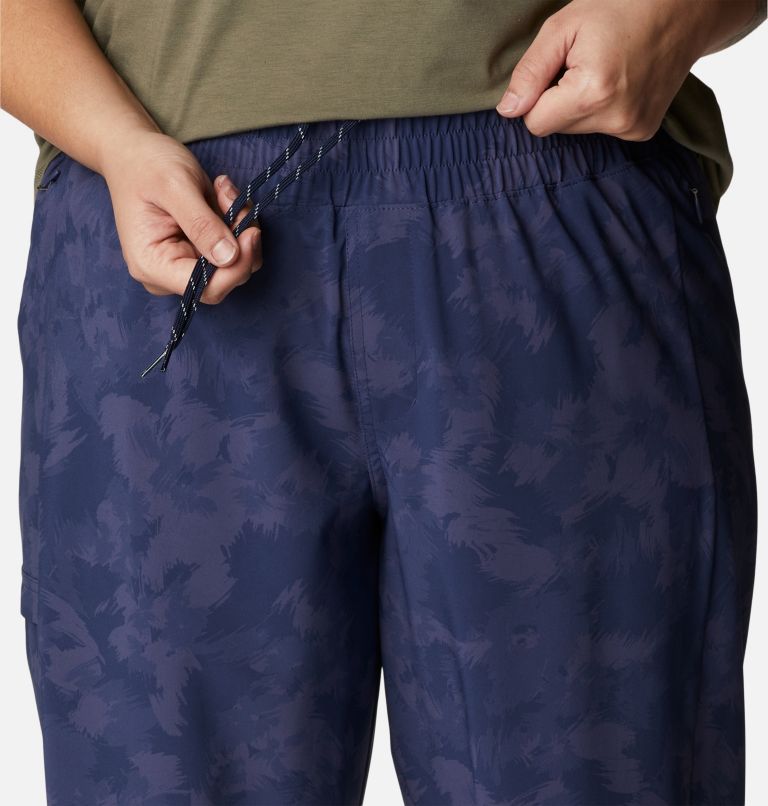 Thumbnail: Pantalon de jogging Pleasant Creek pour femme - Grandes tailles, Color: Nocturnal Typhoon Blooms, image 4