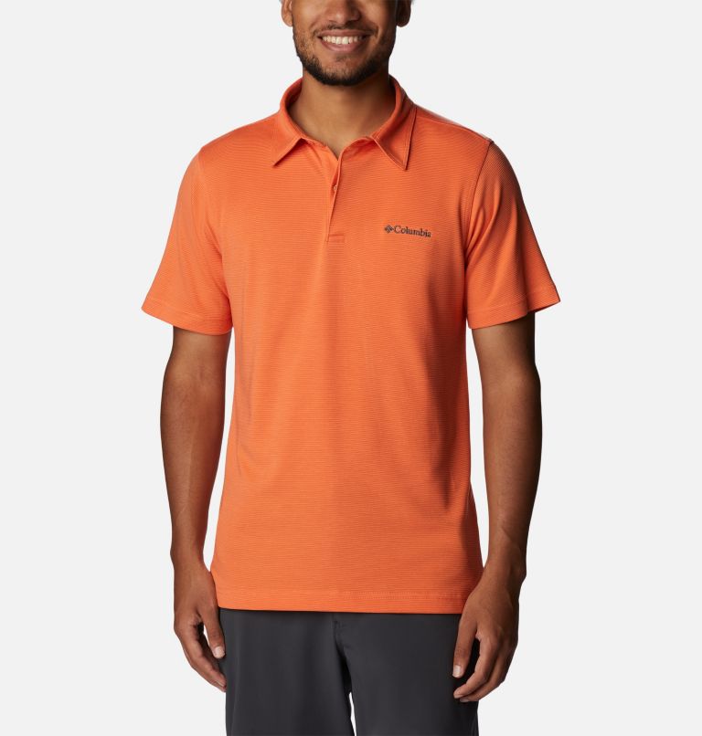 Men's Sun Ridge II Polo, Color: Desert Orange, image 1