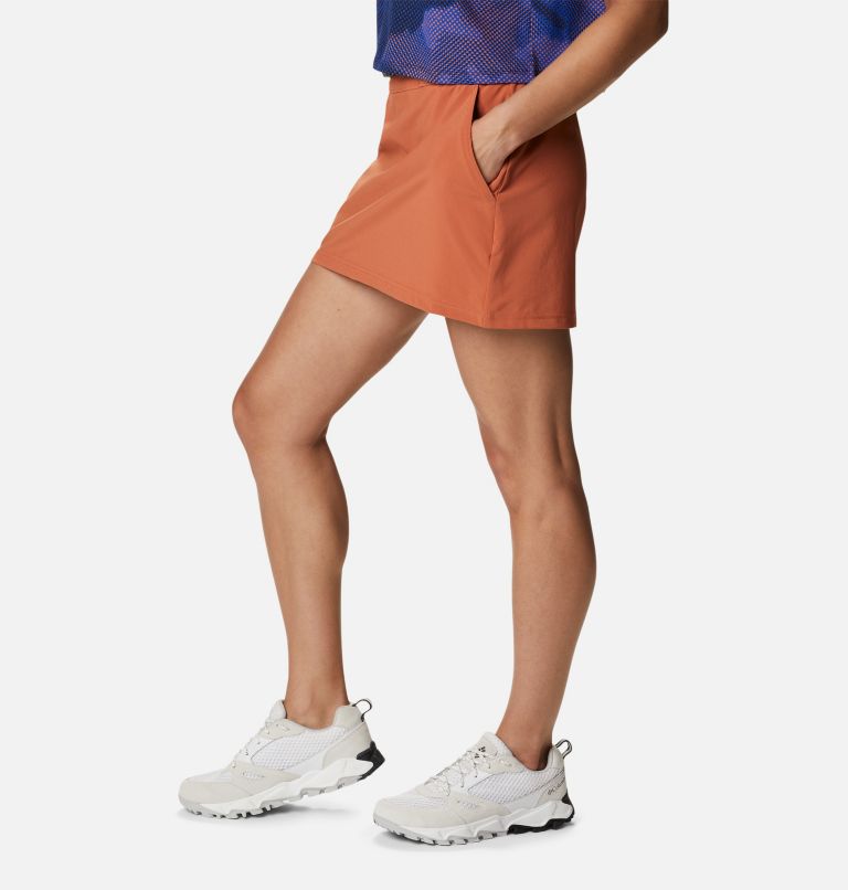Women's Pleasant Creek Skort, Color: Teak Brown, image 3